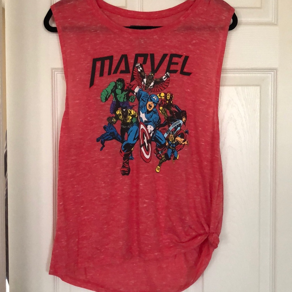 Red Avengers muscle tee